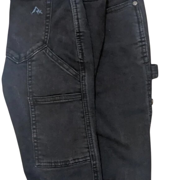 Black Mid-rise Skinny Carpenter Jeans - Picture 3 of 9